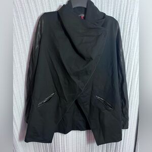 SPANX Black Women's Drape Front Jacket